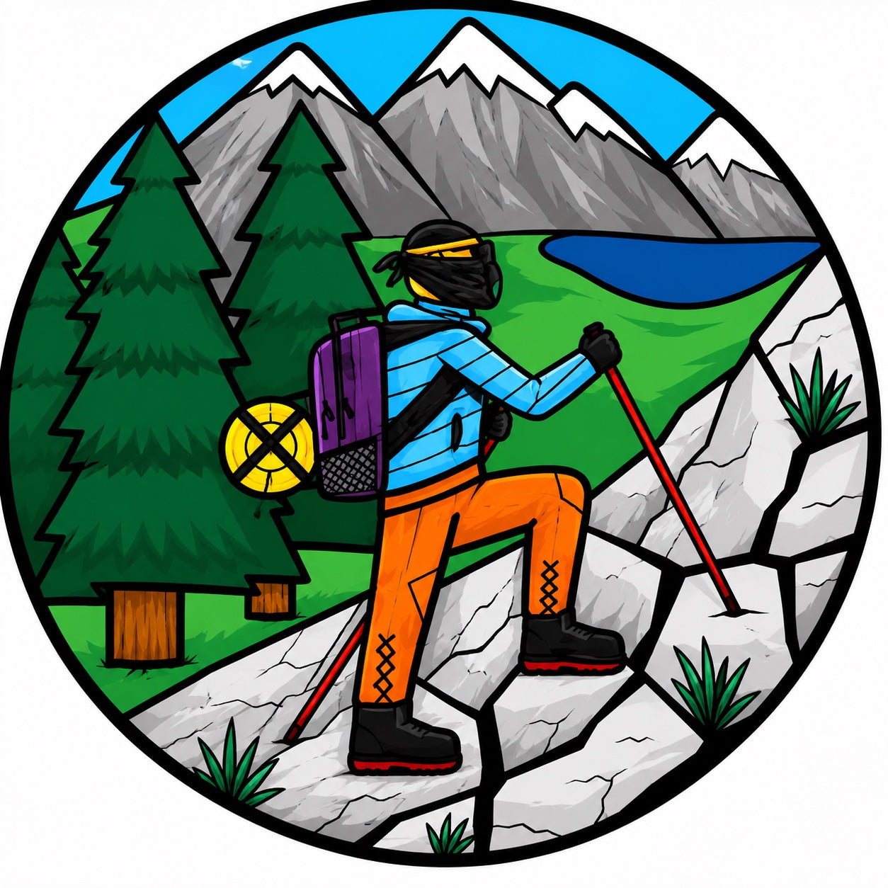 Youth climbing tee