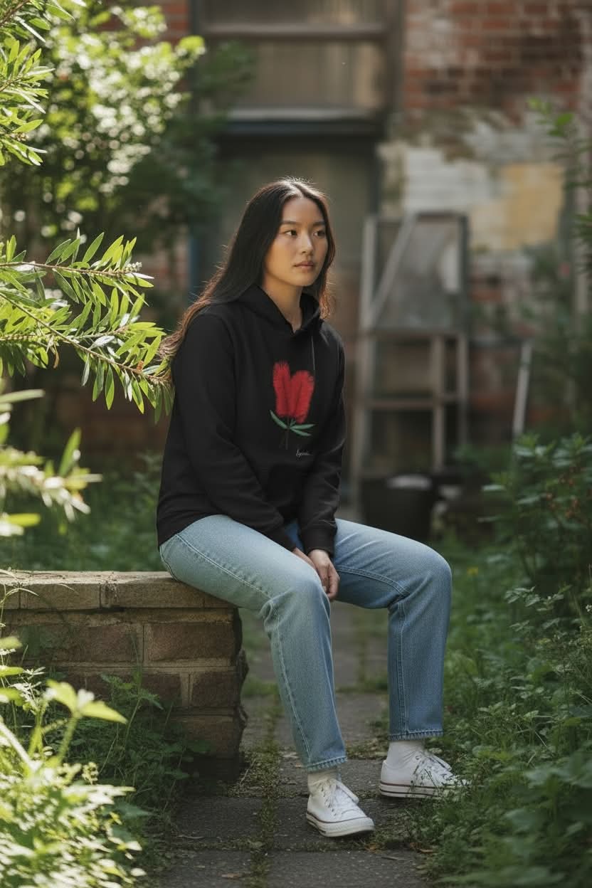 Woman's Bottle brush hoodie