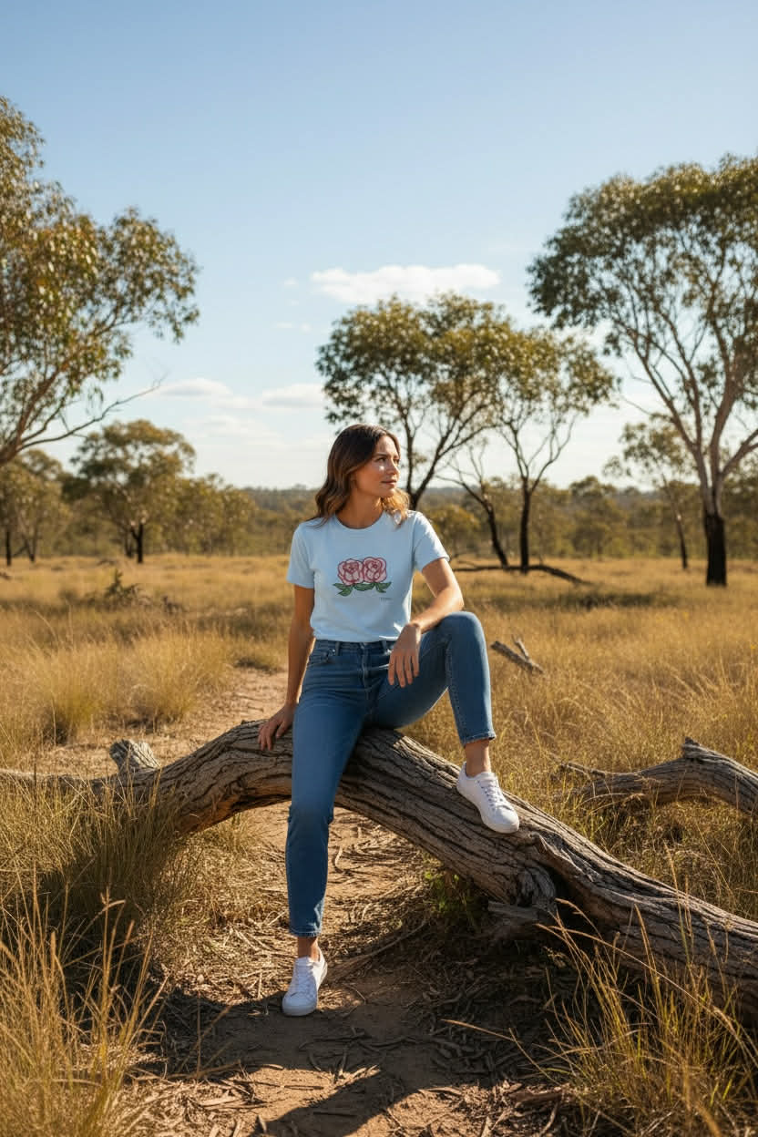 Woman's Rose Tee