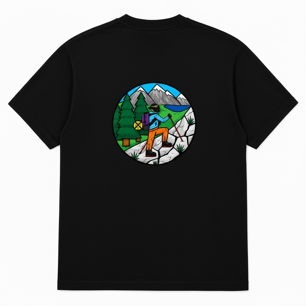 Youth climbing tee