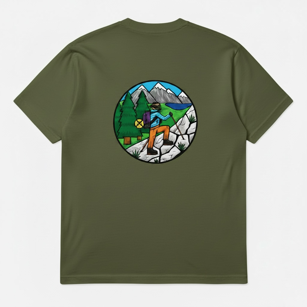 Youth climbing tee