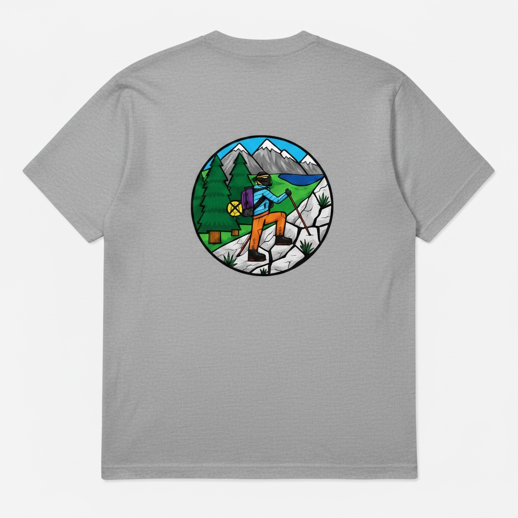 Youth climbing tee