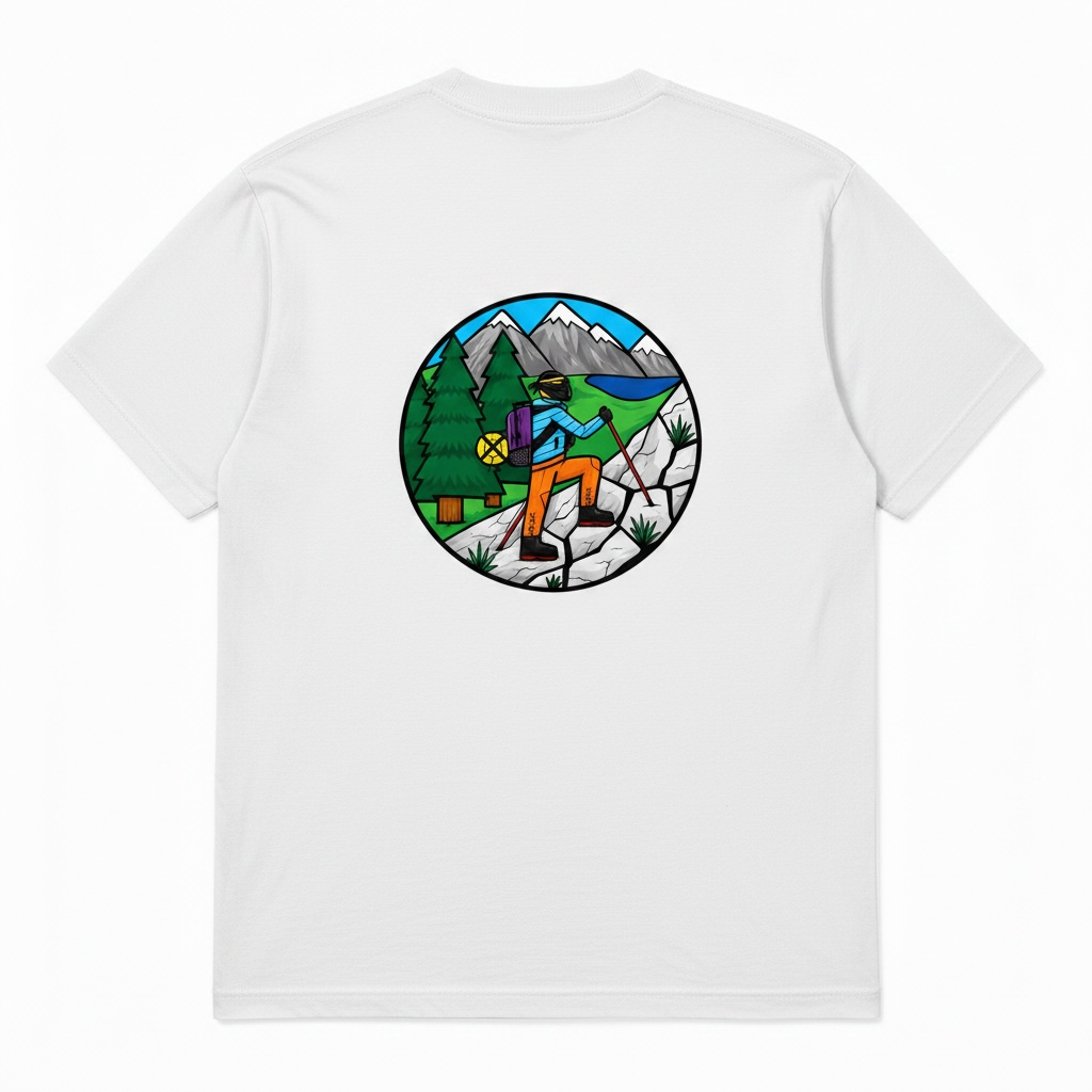 Youth climbing tee